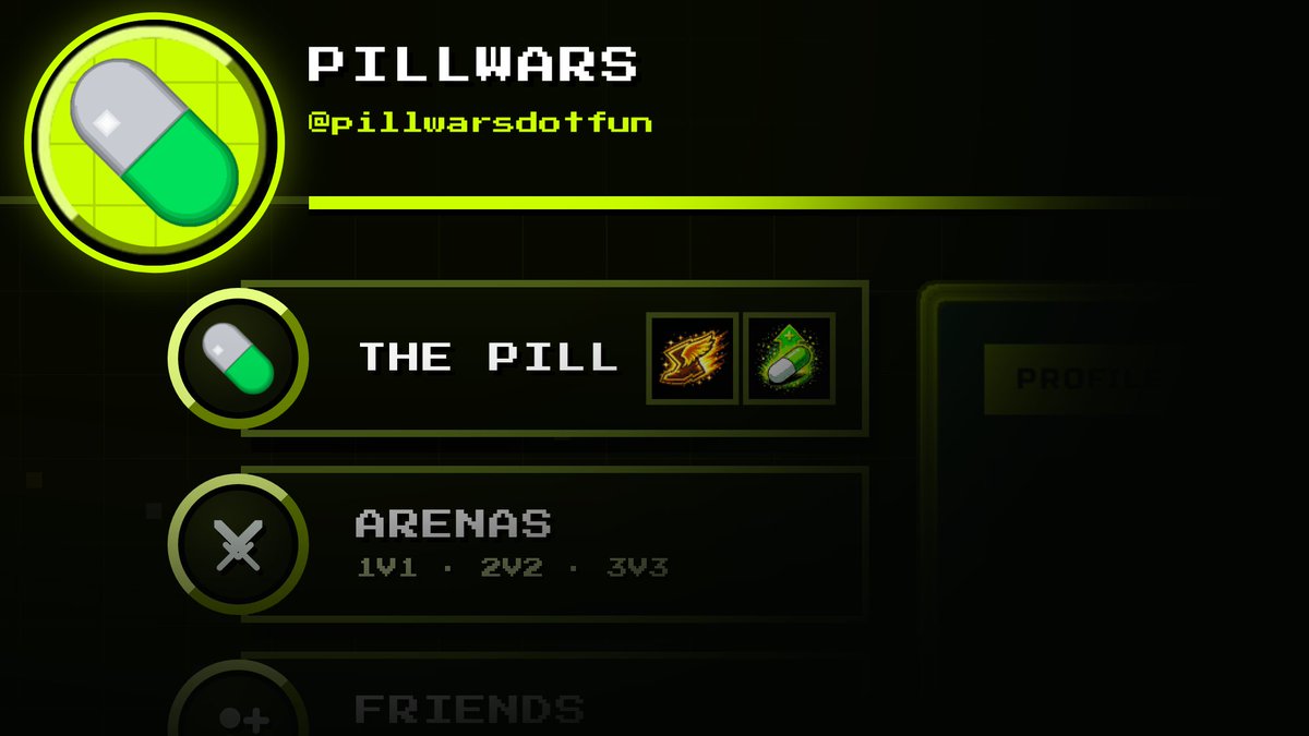pillwarsdotfun's tweet photo. Something's brewing in the lab. We're rebuilding PillWars' menus from zero for a better experience.  
Stay stuned. 💊 https://t.co/ANAr2MkSs0
