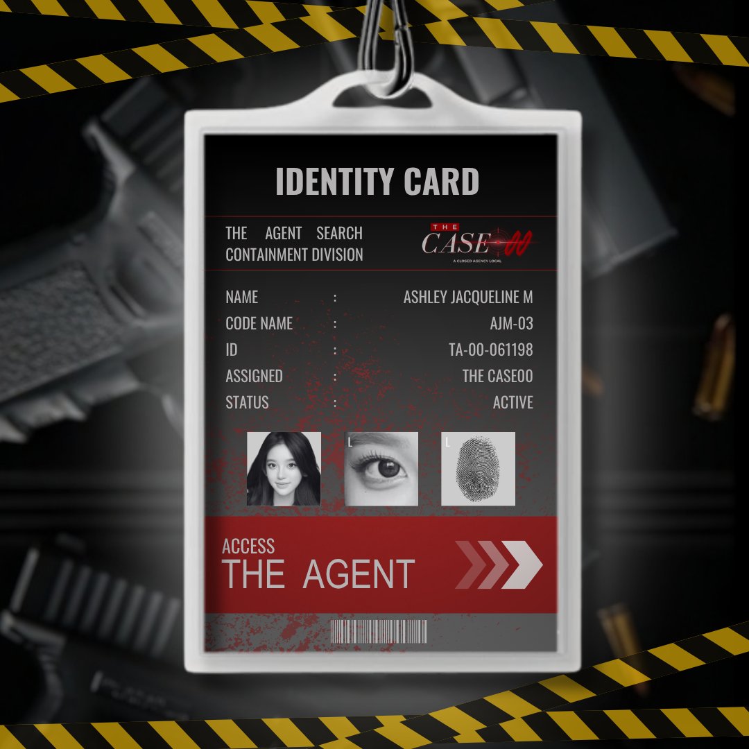 agentMEIII's tweet photo. @THECASE00 I’m Ashley Jacqueline Mackenzie as Mei, and I’m ready to take my place as an Agent of 𝗧𝗛𝗘 𝗖𝗔𝗦𝗘 𝟬𝟬.

𝗙𝗜𝗟𝗘:  𝘙𝘌𝘈𝘋𝘠
𝗦𝗧𝗔𝗧𝗨𝗦:  𝘊𝘖𝘕𝘍𝘐𝘙𝘔𝘌𝘋 https://t.co/2eX6Yz7u2k