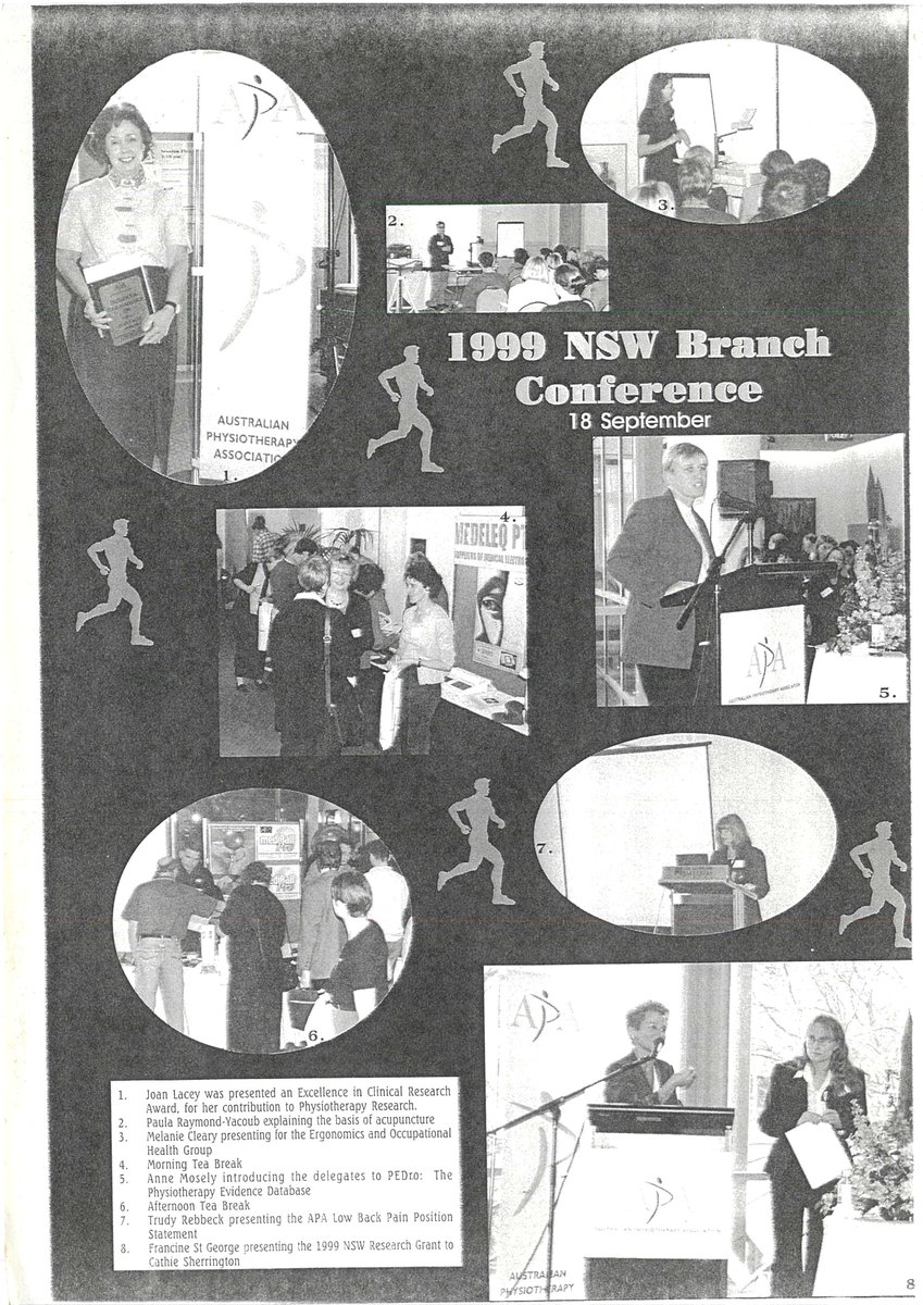 PEDro_database's tweet photo. 🗂️ From the PEDro Vault

We are celebrating 27 years of PEDro by taking a look at PEDro's journey. This image from our PEDro vault is from the @apaphysio's 1999 NSW Branch Conference.

Dr Anne Moseley, one of the PEDro Founders, introduces delegates to PEDro. https://t.co/lynpgqK0Uk