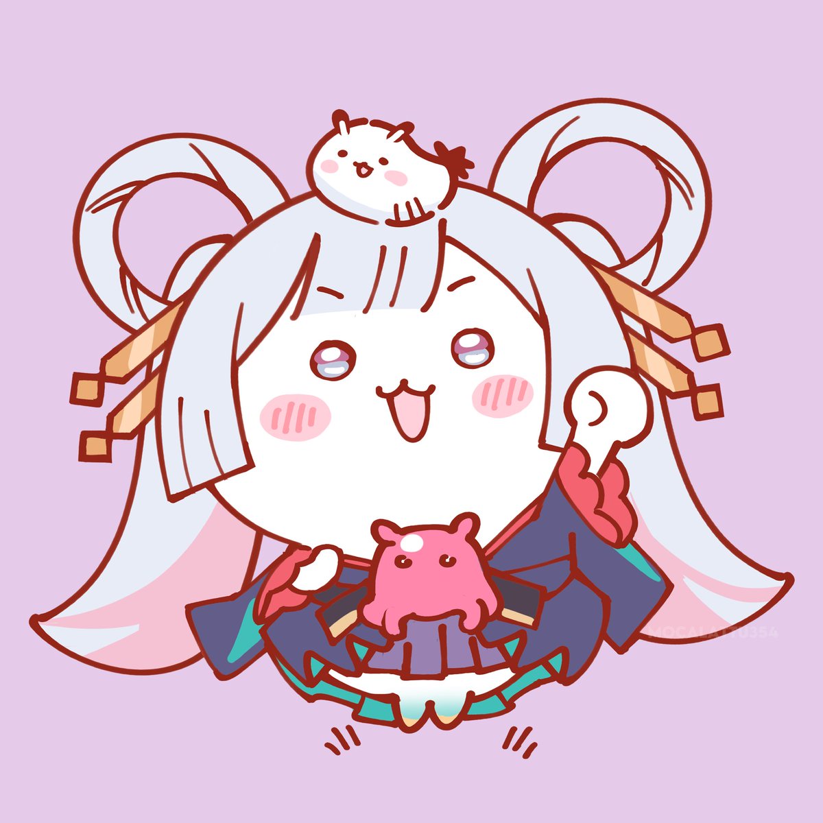 mocalattu354's tweet photo. I finished it!! Chiikawa Princess Kaguya!! https://t.co/5TkbARqZLc