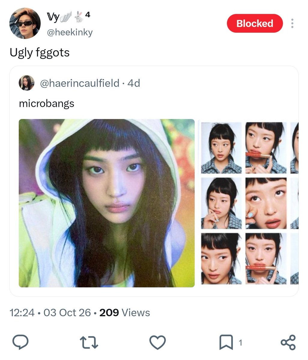 acelxcheng's tweet photo. ‼️ everyone please report and block this setup/troll account. their previous username was bearynjz. they were attacking evers and using highly racist and offensive slurs.

they are now attacking other idols while using evn's pfp, using the flag of a g/nocidal state besides his name, which is highly offensive and inappropriate.

DO NOT ENGAGE.
🔗: https://t.co/xTMxCteUkF