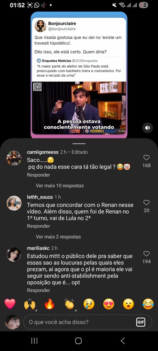 amberwvs_'s tweet photo. eu penso que seria dificil o danilo gentilli ganhar votos mas eu penso vendo isso q sendo minimamente eloquente ele com ctz seria atraente pro eleitorado pqp https://t.co/ebC5Xqt3mq