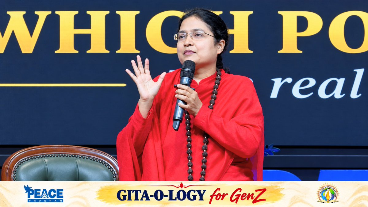 PEACEprograms's tweet photo. A) Modern Arjuns Unleashed High Josh at 🔥 “GITA-O-Logy for Gen Z"! 🚩 Catch highlights from the power-packed event hosted by PEACE Program at #BharatMandapam, New Delhi. The event brought deep learnings from #BhagavadGita to help #GenZ deal with modern life challenges. https://t.co/N2NskpoUhq