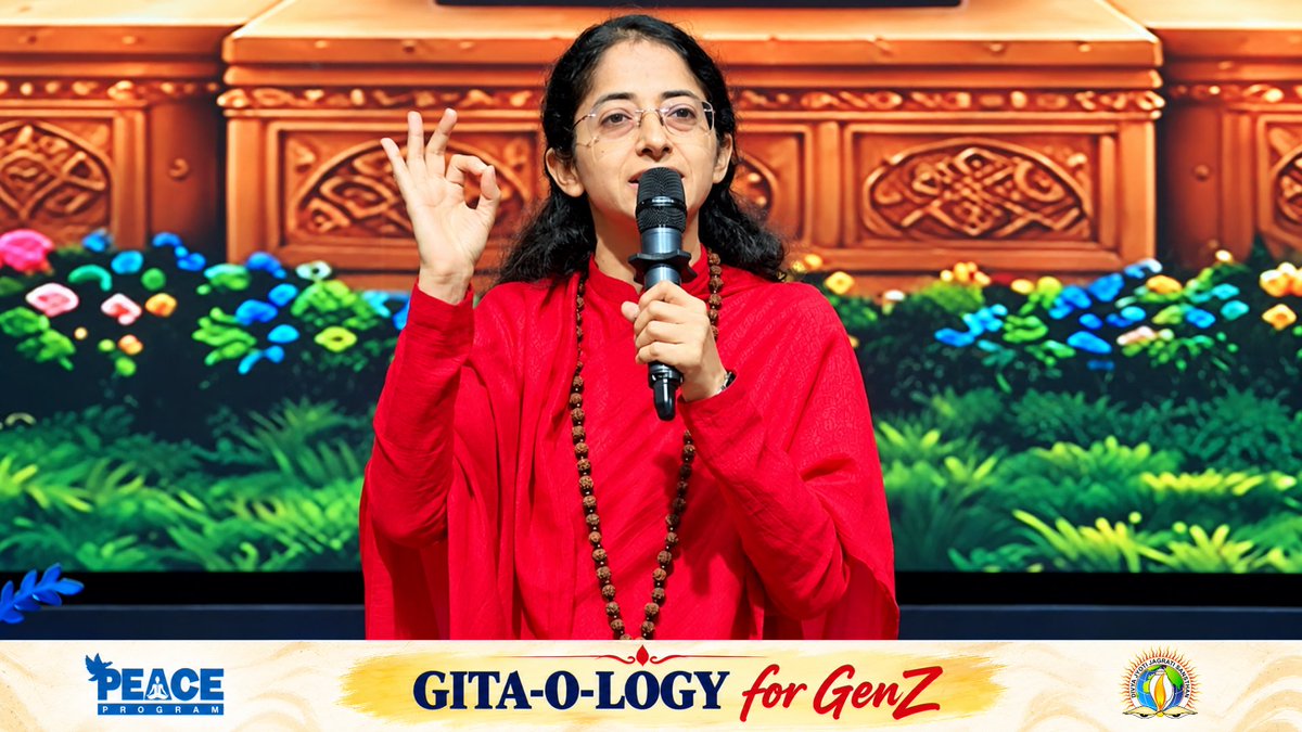 PEACEprograms's tweet photo. C) The Finale 🎉

• Jamming &amp; Jhooming 🌸 led by Sadhvi Parma Bharti ji, Facilitator, PEACE: Celebrating Lord Krishna’s diverse forms across #India
• Electrifying dance &amp; jam session with pure inner Anand 🔥
• Grand Ganesh Chaturthi procession with vibrant chants🌟

#Wednesday https://t.co/ILuIt52z4c