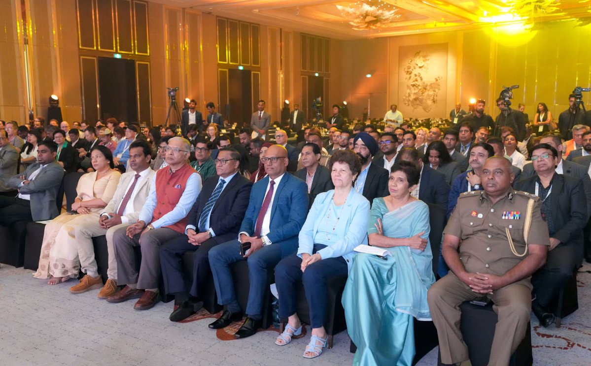 HMVijithaHerath's tweet photo. Pleased to join the opening of SL-MICE Expo 2026 in Colombo, bringing together international MICE and travel operators, media representatives from 26 countries, and Sri Lankan industry stakeholders.

With over 125 local MICE suppliers and service providers and more than 10,000 B2B meetings expected, the Expo strengthens Sri Lanka’s position as a leading MICE destination and creates new opportunities for partnerships and business growth.

Our focus must be on attracting visitors who stay longer, spend more, explore beyond traditional destinations and contribute more widely to our economy.

#SLMICEExpo2026 #MICE #SriLanka #tourism