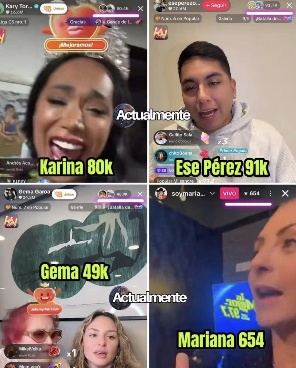 charogarza's tweet photo. @soymarianaochoa No sé de dónde sacó la “ganadora” los votos 😂 … Eso que los live son gratis, no quiero imaginar cómo está el día que va a cantar 😳 
Te ganaste el premio, pero no el cariño de la gente https://t.co/oCDojJZkEI