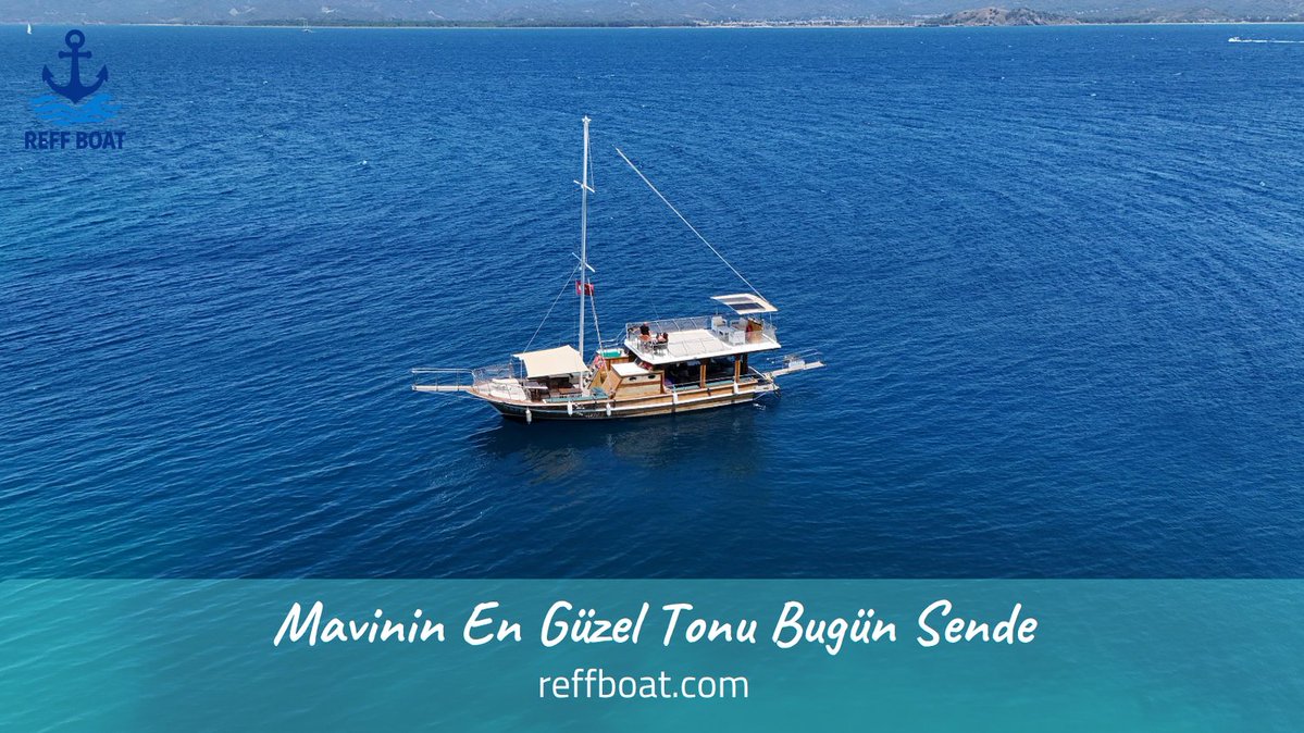 ReffBoat's tweet photo. Mavinin En Güzel Tonu Bugün Sende 🌊
Mavinin en güzel tonlarını Fethiye’de keşfedin. 💙 Reff Boat ile aile dostu 12 Adalar tekne turunda denizin tadını çıkarın.
📞 +90 534 747 09 92
🌐 https://t.co/qvPZirnAJT
📸 IG: reffboat | FB: boatreff
#FethiyeTekneTuru #FethiyeBoatTrip https://t.co/WBKqdMfbPL