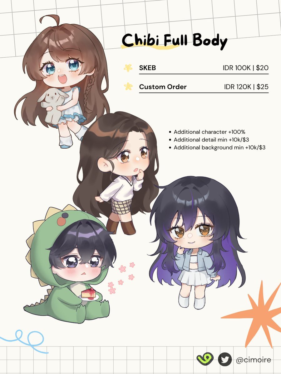 cimoire's tweet photo. [❤️ + 🔁 are appreciated!]

Hello I am opening my commission again for this month!

FIRST 2 SLOT GET 10% OFF
SKEB GET 10% OFF

For more sample check https://t.co/sE8bg4ih1y or #cimoire_cms or just check my media 🫶

#artcommission #vgen #commission https://t.co/jvZsQQnVAN
