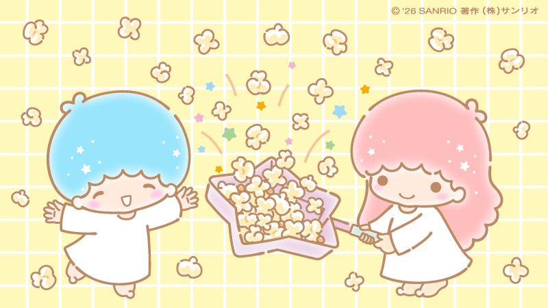 kikilala_sanrio's tweet photo. ポンポンポンッ☆ ポップコーンって、どうして弾けるのかしら？☆ https://t.co/G7POz3AZRu