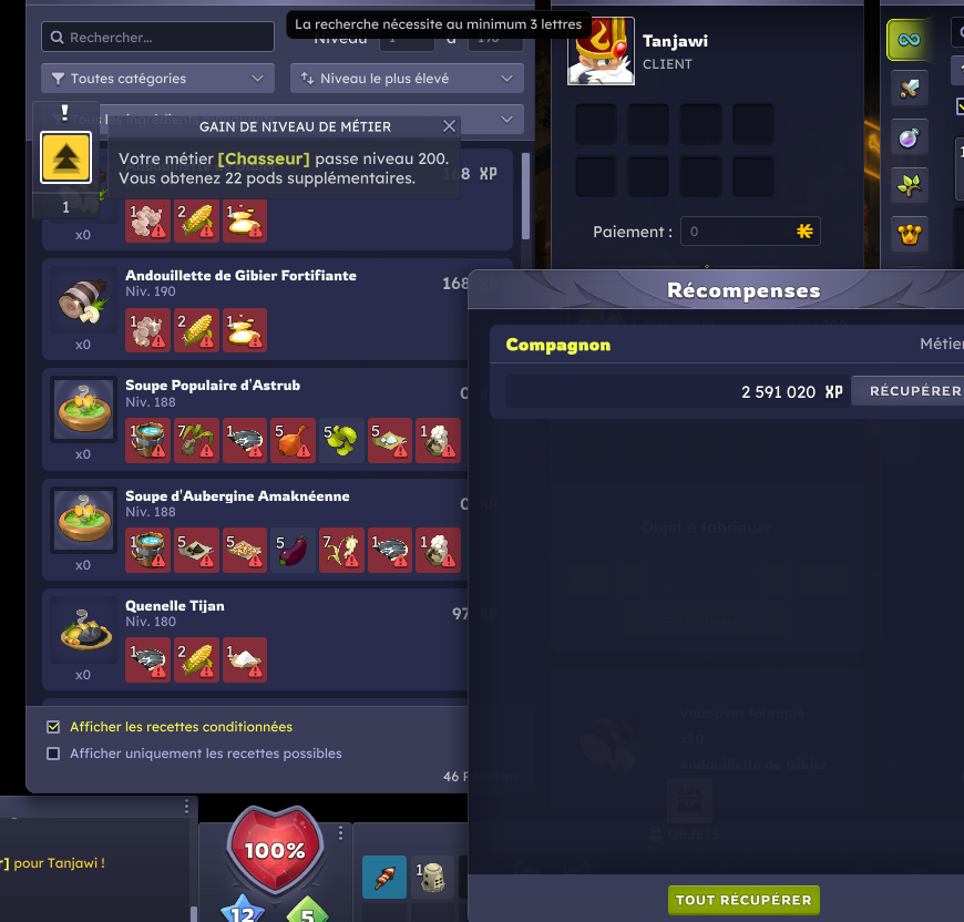 PoorNewbi3's tweet photo. #dofus #imagiro
Metier chasseur enfin niveau 200 sur toute la team x8, environ 6 à 7 heures de farm dans chaque zone entre les niveaux 1 et 190 https://t.co/eJQ1QzPYRR