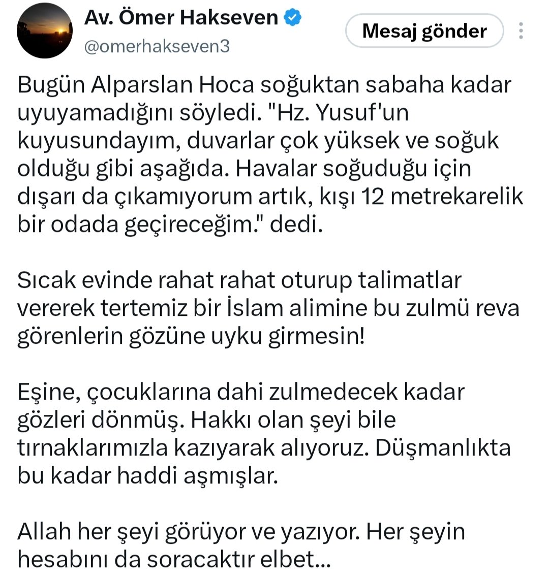 Elvanakalgzx6's tweet photo. Şuan Erzurum'da havaların aniden soğuması ile elektrikli soba, çift battaniye, kışlık kıyafet bile uyurken yeterli olmuyor. Ve soğuktan uyuyamamak... Bu durumu bilen birisi olarak söylüyorum ki bu net bir şekilde ağır  İŞKENCE... 
Yazıklar olsun insaniyetinize! https://t.co/ZiPWcVCPFu