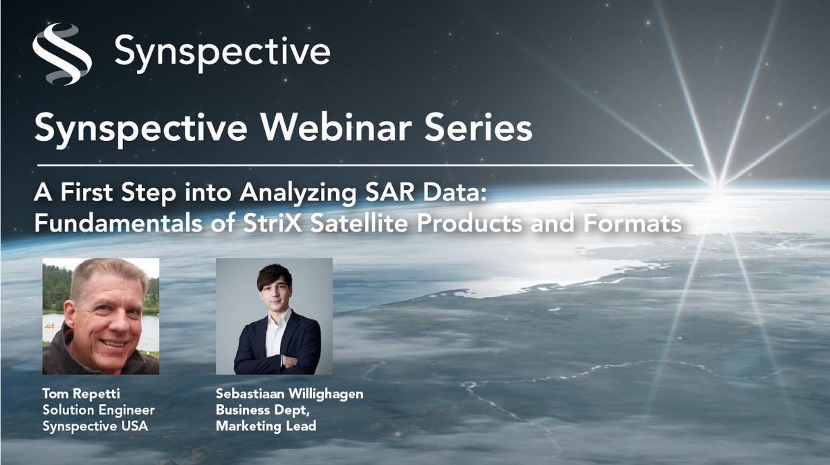 synspective's tweet photo. Join us for a 60-minute technical session that walks through StriX data from the ground up so you can move faster on analysis and system integration.

What we'll cover:
- StriX imaging modes and how their resolutions differ
- Choosing the right processing level
- File structures for SLC and GRD, plus Quick Look and JPEG products
- Reading key XML metadata
- Working with Cloud Optimized GeoTIFF
- A live QGIS demo converting DN values to backscattering coefficients

⏰ Date/Time: October 22, 15:00 PDT / 16:00 MDT / 18:00 EDT (October 23, 7:00 JST)
💻 Format: Online via Zoom, with live Q&A
🔤 Language: English

👉 Register Now: https://t.co/BAWxO4OmyS

#SAR #RemoteSensing #EarthObservation #GIS #QGIS #Satellite #StriX