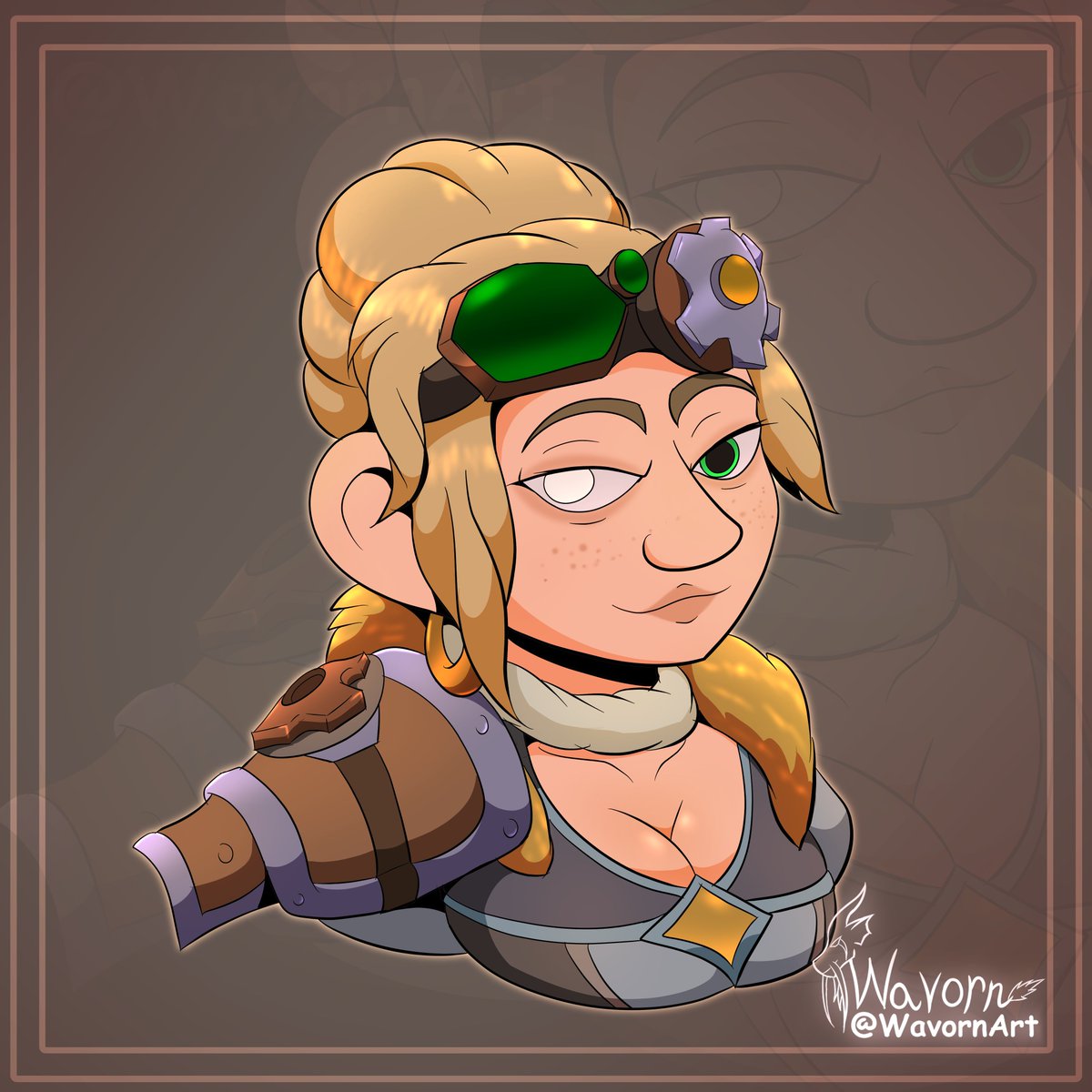 wavornsnowber's tweet photo. A bust for @/_Smalltoes_ 's gnome! https://t.co/lMZMeUfolX