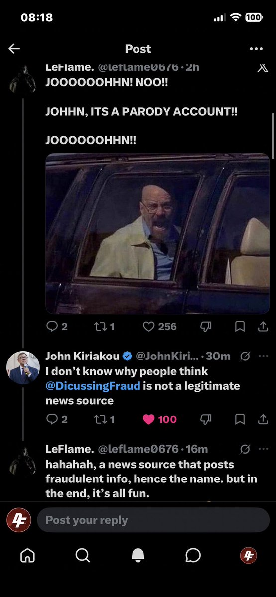 DicussingFraud's tweet photo. Highlight of my career 😭❤️‍🩹

@JohnKiriakou https://t.co/RIwD8iXt84