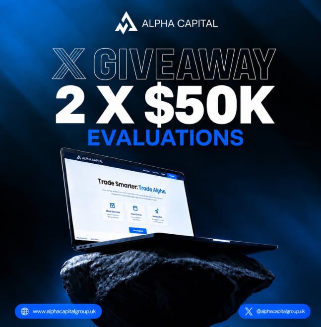 Allinbry's tweet photo. 🚨$100K Giveaway with 
@AlphaCapitalUK 🚨

Enjoy 50% OFF discount with code: BRYAN50

🔷Follow :
@Allinbry 
@AlphaCapitalUK
@theotradez 
@DoyoonHaFx 

🔷 Like, Repost, and Tag 3 friends .
🔷 Engage quoted tweet.
🔷 Sign up: https://t.co/fRcnzp8w6o

#AlphaCapitalGroup

Winners announced this Sunday. Goodluck Traders.