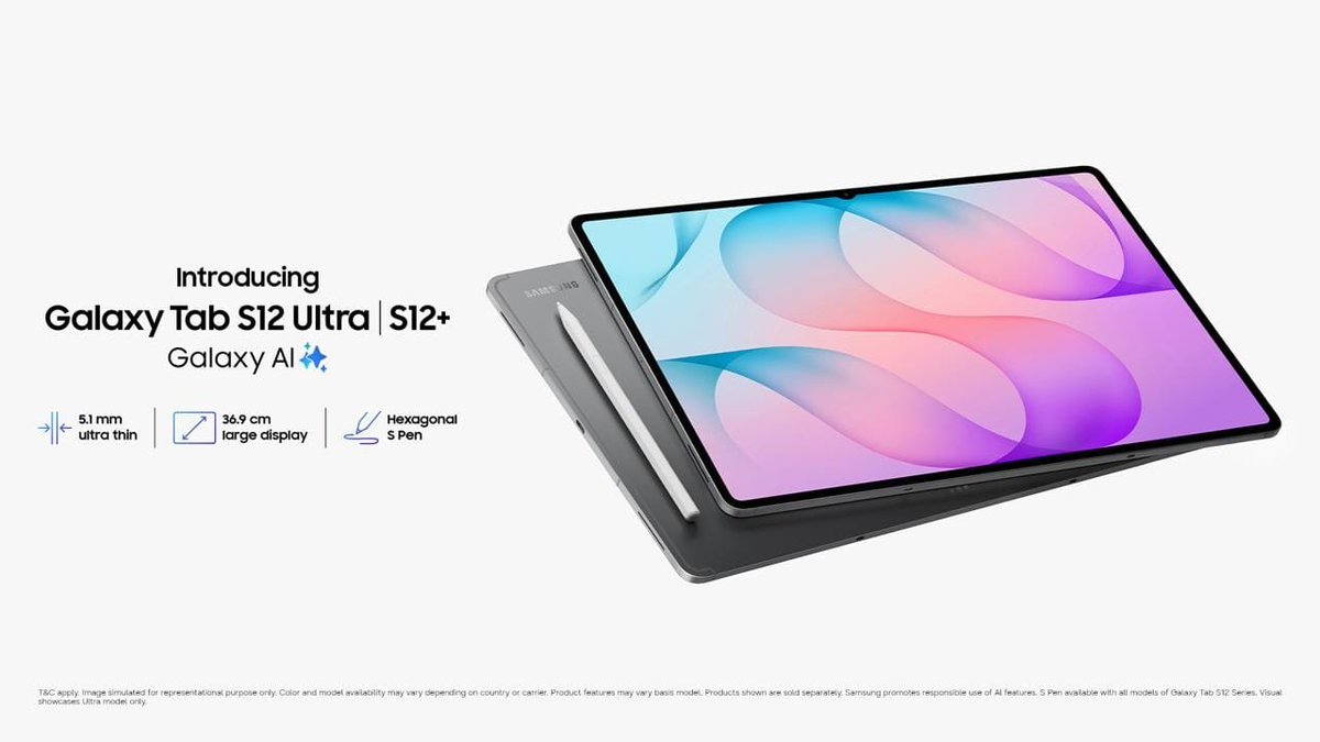 raw10903's tweet photo. Galaxy Tab S12 brings a premium tablet experience with a sleek design and powerful performance.
Perfect for work, entertainment and everyday productivity.
#GalaxyTabS12
https://t.co/mHtWZClvp1