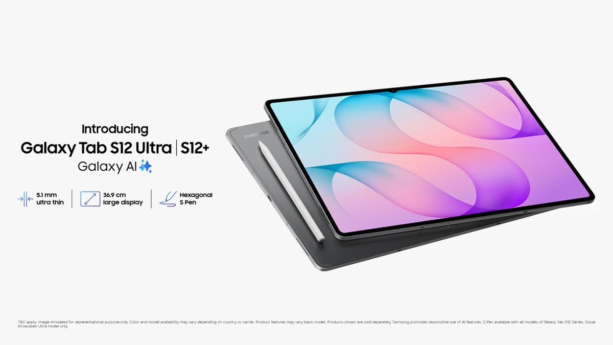 Voter65329's tweet photo. Whether it's notes, browsing, entertainment or creative work, #GalaxyTabS12 aims to keep everything within reach without compromising on the premium experience. ⚡ https://t.co/t2QkE34AG8