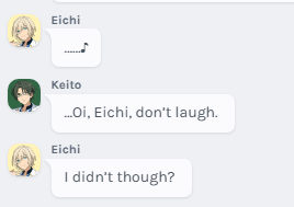 cootpancake's tweet photo. EICHI IM WATCHING UR STREAM WHY YOU TRYING NOT TO LAUGH (tl by sleepythefoxx) https://t.co/eRIn5aeITg