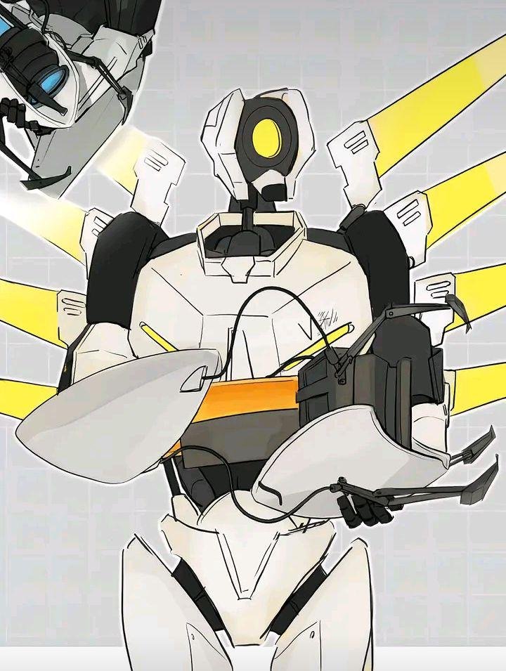 Sal_Predebut's tweet photo. some ultrakill x portal crossover art I've found a twitter thread: 1/4 https://t.co/Xm05yGsyAj