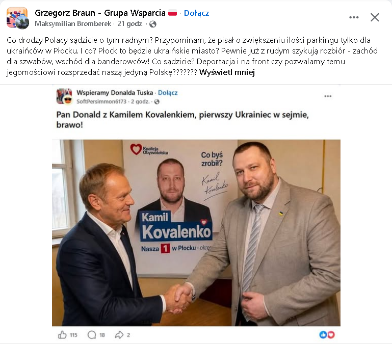 _AGENDA_2030's tweet photo. V kolumna banderowska. https://t.co/HejPkVqCtt