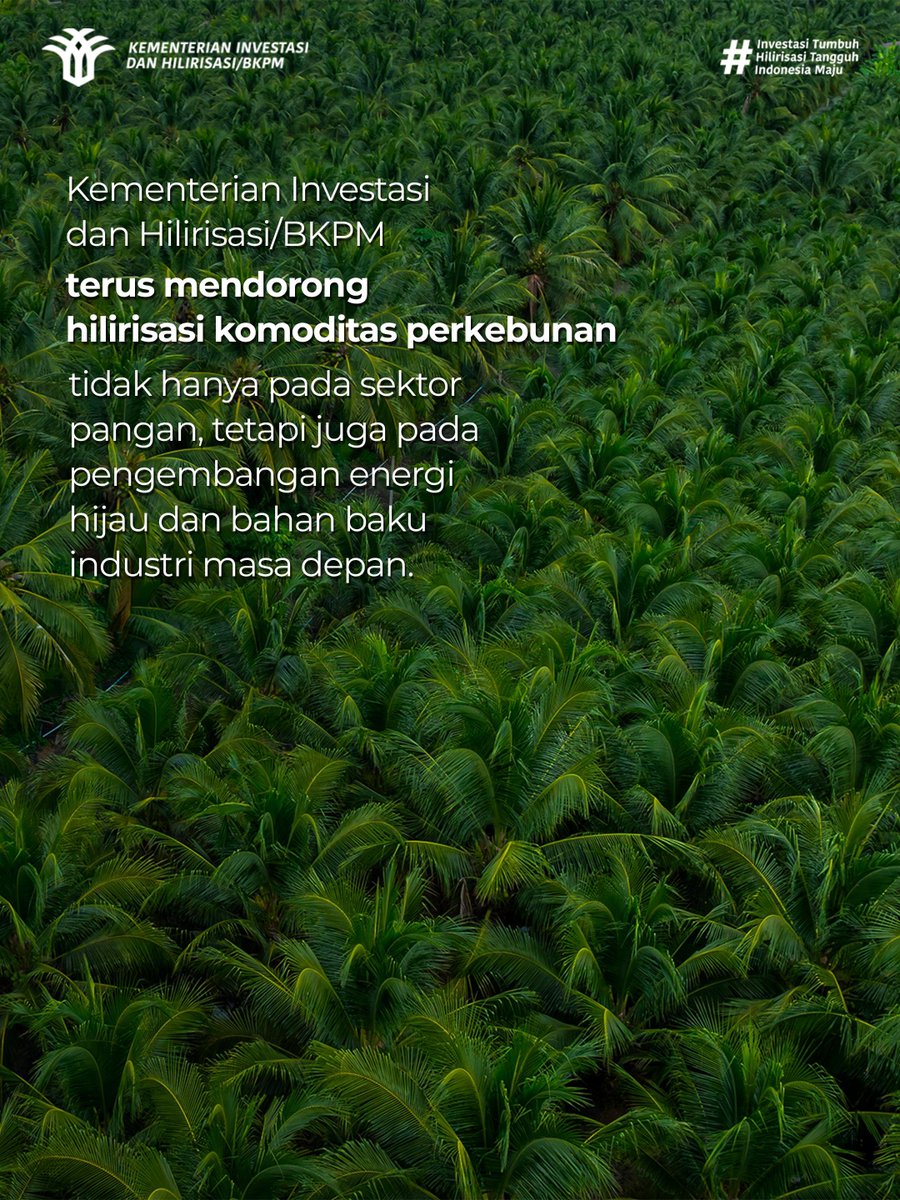 bkpm's tweet photo. Hilirisasi perkebunan tidak hanya berfokus pada sektor pangan, tetapi juga menyasar pengembangan energi hijau berkelanjutan. Kementerian Investasi dan Hilirisasi/BKPM terus mendorong pemanfaatan tempurung kelapa menjadi komoditas bernilai ekspor tinggi. https://t.co/uKbI5NDiHG