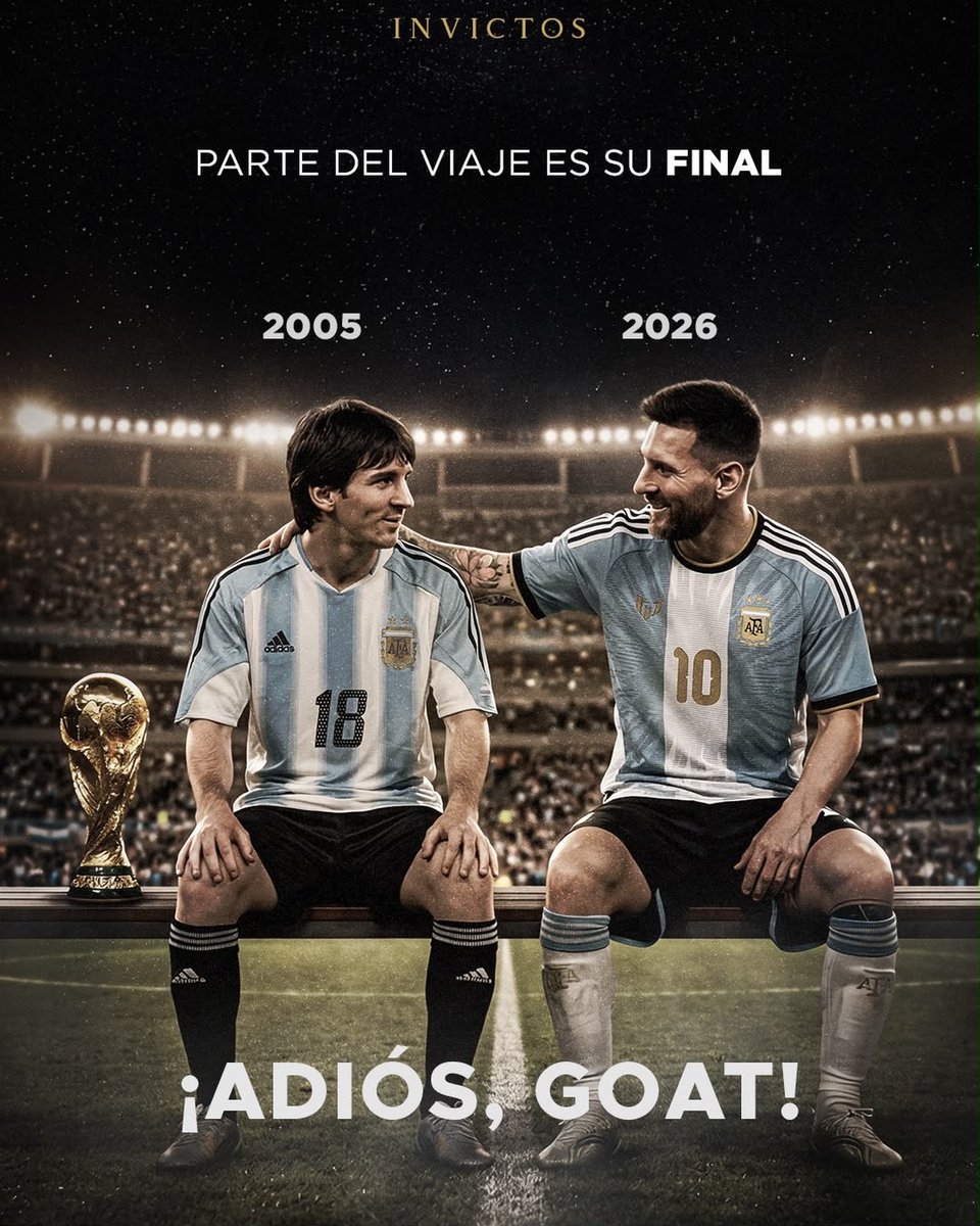 abodness's tweet photo. الاربعاء  7 / 10 / 2026

اعتزال افضل لاعب بالتاريخ.. مسيرة اسطورية القاب وانجازات وسحر كروي واستمرارية لامثيل لها

يعتزل ميسي عن اللعب ونعتزل نحن عن المتابعة بشغف بعده

تابعت مسيرته من بدايتها حتى نهايتها
كانت متعة غير

وداعاً ميسي

وداعاً كرة القدم

 ✋🏻✋🏻✋🏻✋🏻 https://t.co/GRqZqgewLK