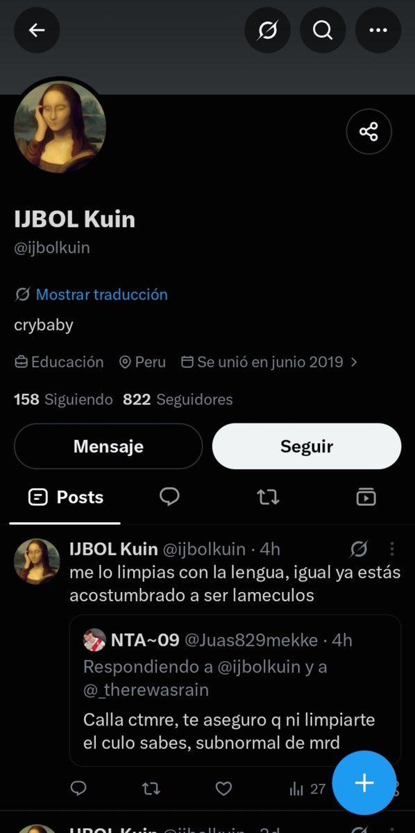 NicoleV_bbb's tweet photo. Hola, pueden pasar a denunciar este perfil que desde hacer rato esta q jode y jode https://t.co/CRfXVrFhW5