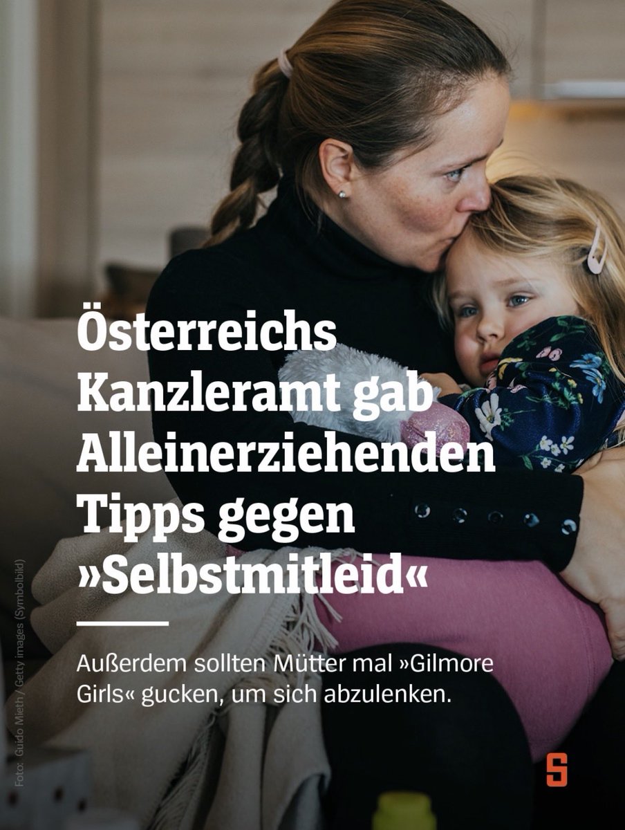 Meyermacht's tweet photo. „Alleinerziehende brauchen keine bessere Infrastruktur. Sie müssen nur lernen, strukturelles Versagen positiver zu framen.“ Auf so einen ‚Tipp‘ muss man erst mal kommen. Ich dachte, wir Deutschen hätten schon den Kanzler-Joker gezogen.... aber die Österreicher wohl auch... https://t.co/1TIx1jZ3os