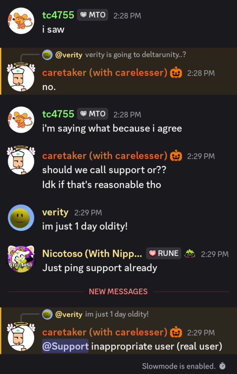FloweryCH5's tweet photo. I got bannedity... DELTARUNE server = Suckity https://t.co/QDk6aJyC8e