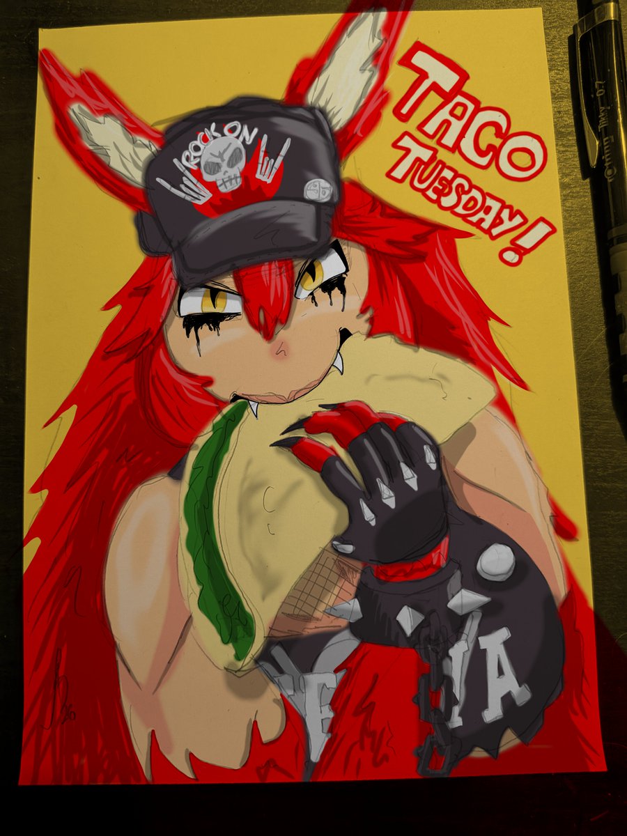 Gr4ffis's tweet photo. Taco Tuesday!

#zentreart https://t.co/CaAjMzUlmG