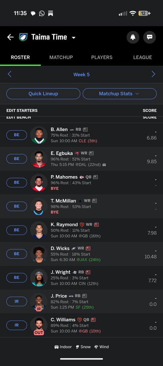RandDBoys206's tweet photo. @Lurn2Reed All of the guys you mentioned besides Doubs are available in my league (not ppr). What would you do? https://t.co/Gb9JwQDGFa