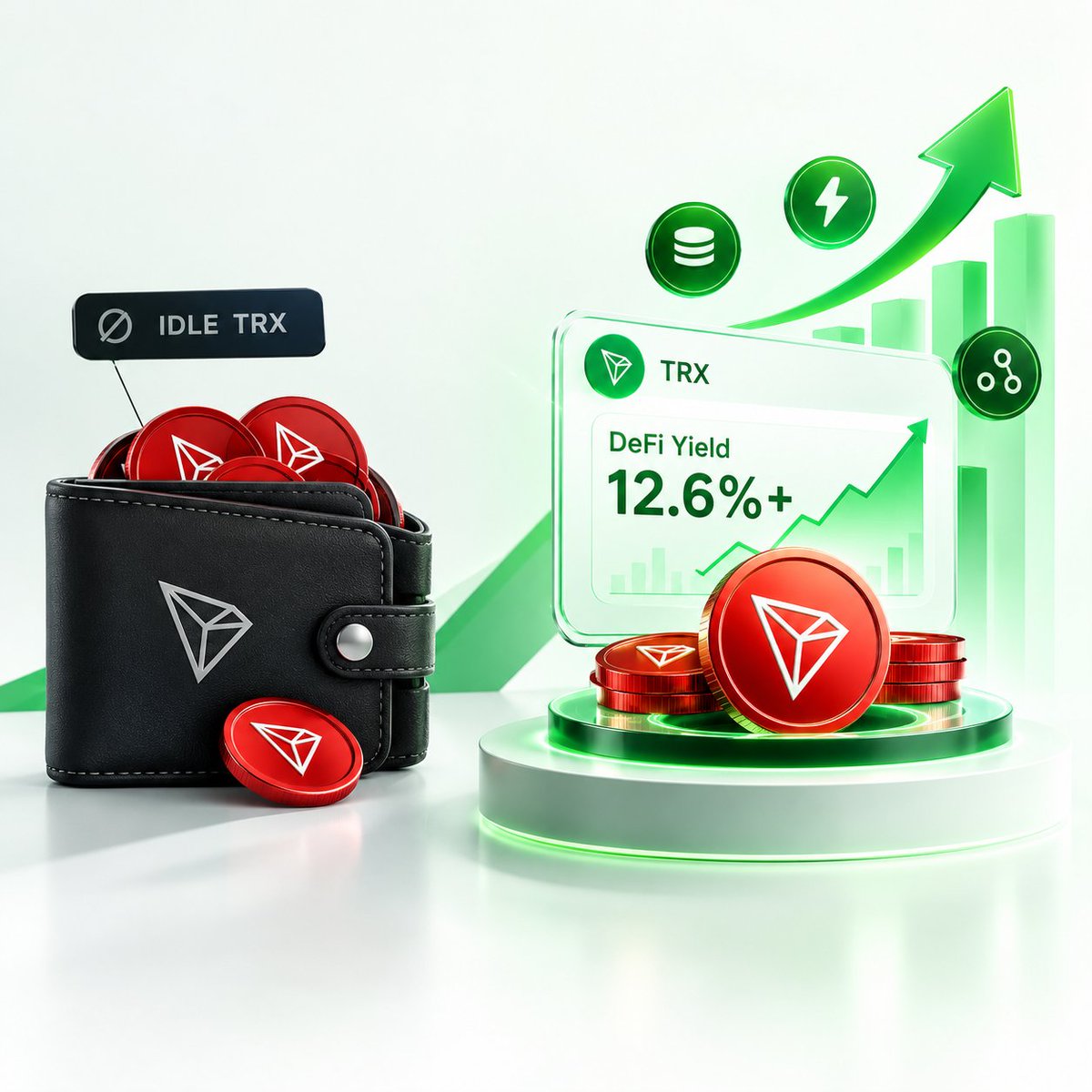 KaelricVaedrin's tweet photo. HOLDING IDLE TRX? YOU'RE LEAVING DOUBLE-DIGIT DEFI YIELD ON THE TABLE.

​How liquid staking on TRON transforms your yield:

​1️⃣ Base Layer: Stake TRX ➔ Earn automatic network staking rewards.

2️⃣ DeFi Layer: Receive sTRX ➔ Use it across JustLend DAO & TRON DeFi while maintaining full liquidity.

3️⃣ S3 Boost: Earn additional campaign rewards during TRON DeFi Summer S3 on Binance!
​Don't let your TRX sit still while S3 rewards are active.

​👉 Join the event: https://t.co/uBgEPstPYD

​@justinsuntron @DeFi_JUST @trondao #TRONEcoStar