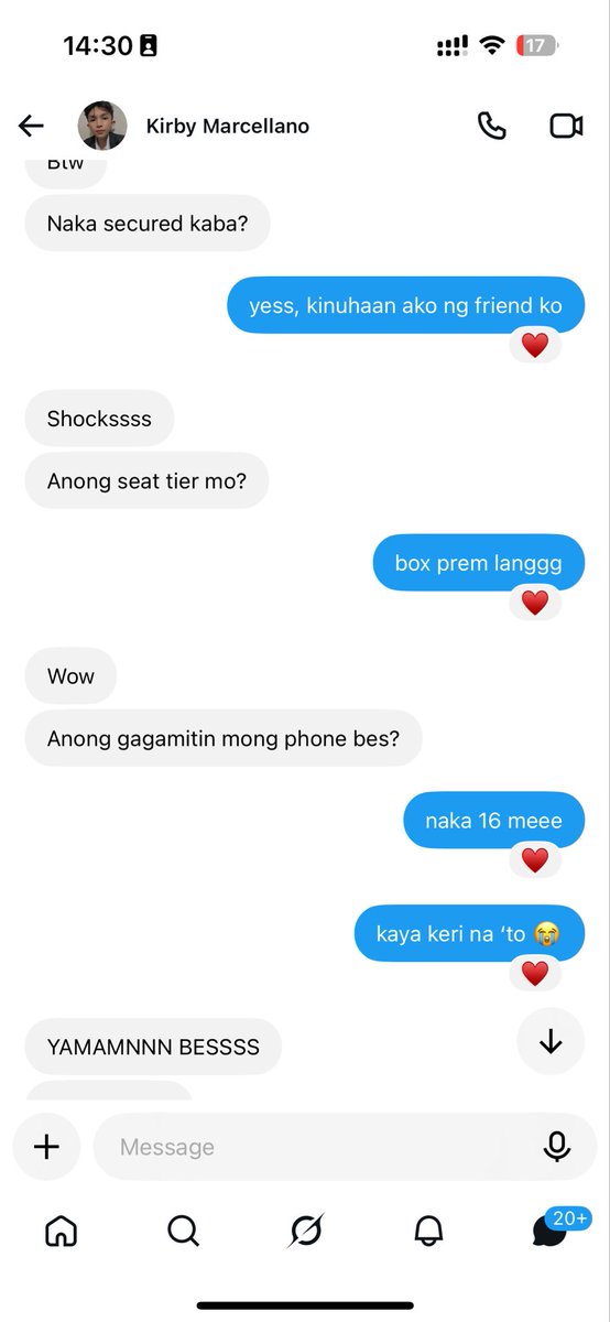 pjsaxi's tweet photo. yan din ung nag dm sakin abt sa scammers nung tapos biglang nangulit naman at hinihingi ig ko 😅😅 nag missed call pa yan siya na para bang close kami 😭 kalokaaa https://t.co/UlachOFiIa