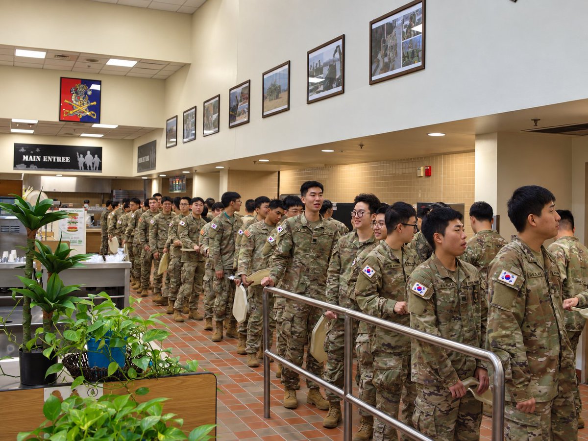 2INFDIV's tweet photo. Turns out mission readiness starts in the kitchen, not just in the gym. 🥗

The 2nd Combat Aviation Brigade leadership joined facility staff Sept. 28 to officially unveil the newest addition to the menu. Click the link to get the full scoop➡️: https://t.co/VPEPqlAeJ7 https://t.co/qKiRX9iHrk