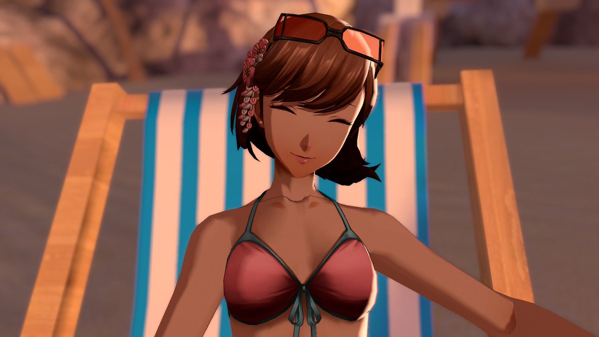 Ioverarcana's tweet photo. also yukari beach episode with my favorite person in the world omfmfomfomf #yukamitsu https://t.co/XdNdnB3Pnd