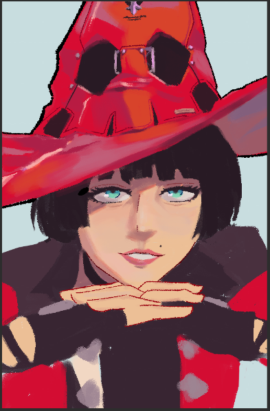 V3Dyno's tweet photo. painting i-no rn and noone told me her hat design goes so hard wtf https://t.co/X2emzc8urZ
