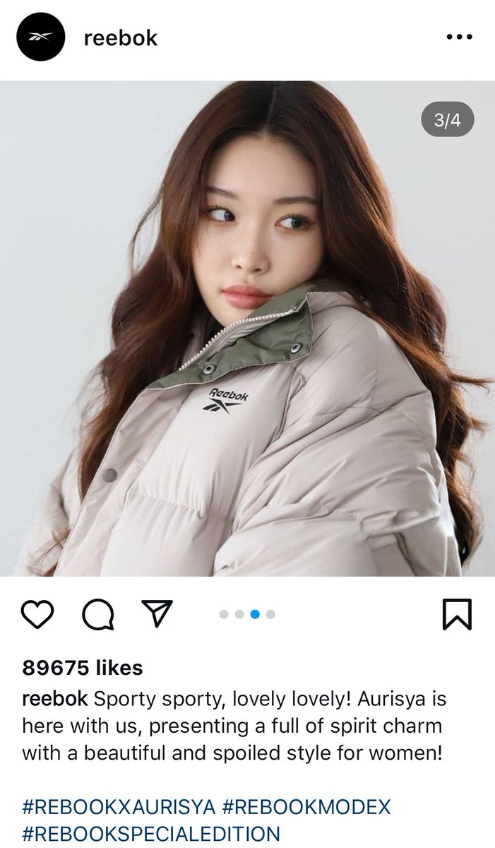 Aurilvoe's tweet photo. 𝙧𝙚𝙚𝙗𝙤𝙠 𝙞𝙣𝙨𝙩𝙖𝙜𝙧𝙖𝙢 𝙥𝙤𝙨𝙩 
𝙍𝙚𝙚𝙗𝙤𝙠 𝙩𝙖𝙜𝙜𝙚𝙙 @𝙖.𝙠𝙬𝙖𝙣𝙙𝙤𝙤 
──────────────────────
Sporty sportu, lovely lovely! Newest collection with #AURISYAKWANDO ! https://t.co/rISmnjAEbh