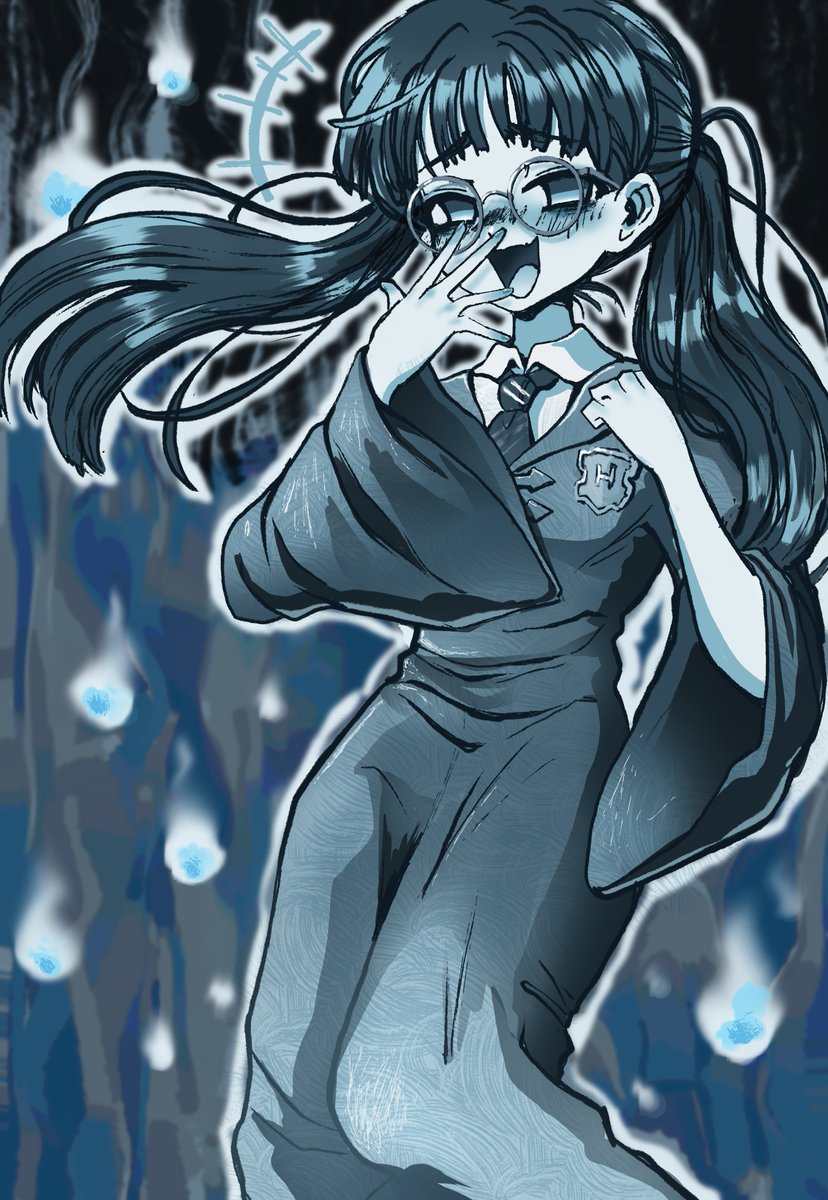 DeadKlaire's tweet photo. Malfoid gud but...what about... Moaning Myrtle ? https://t.co/LNen1ozqTI