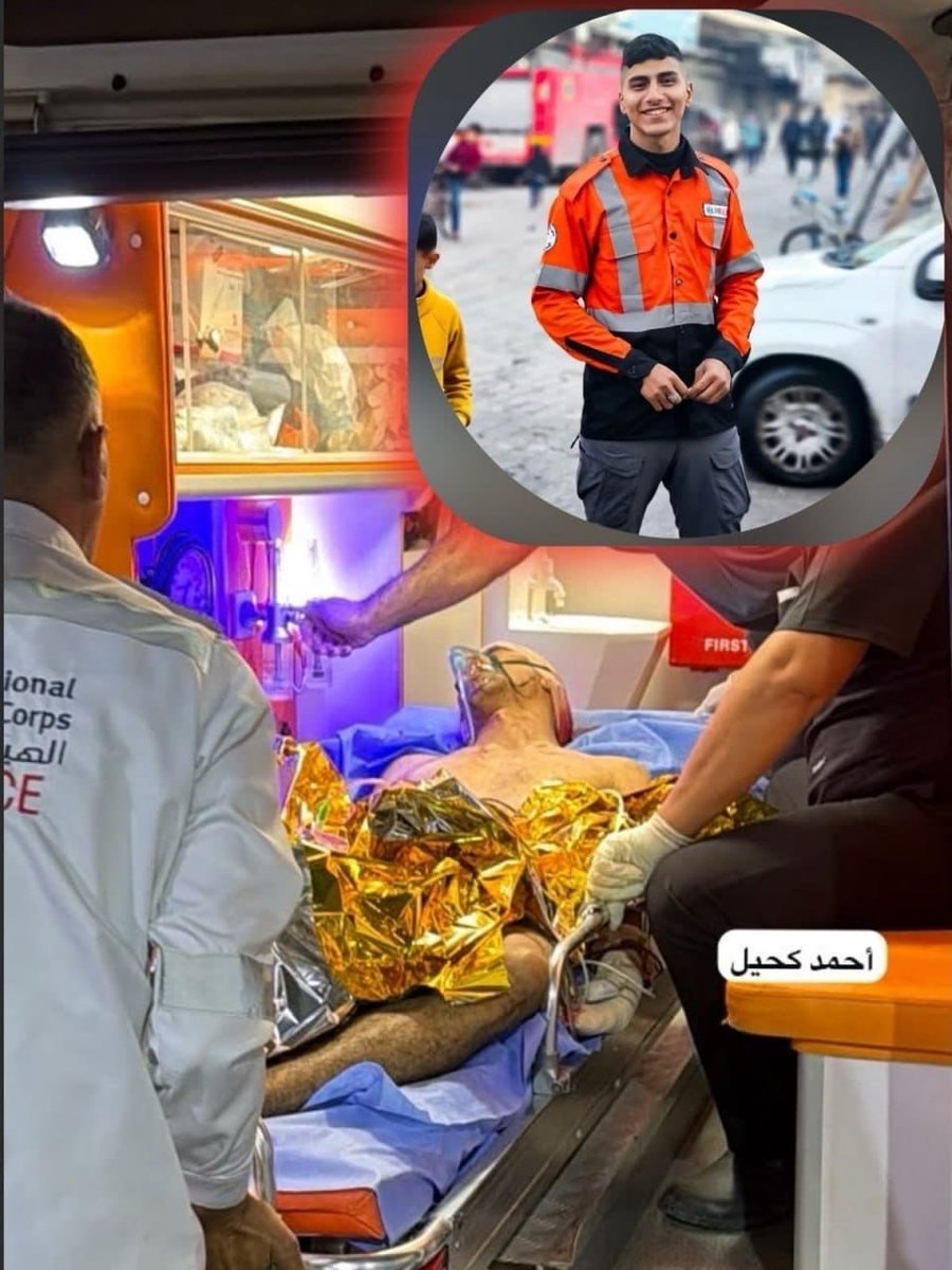 sahabatalaqsha's tweet photo. Anggota Pertahanan Sipil Gaza, Muhammad Tamous, syahid akibat serangan udara "Israel" di Jalur Gaza bagian utara. Tamous menjadi sasaran serangan saat ia bersama timnya sedang dalam perjalanan untuk mengevakuasi korban luka https://t.co/sj4bVsTpQW