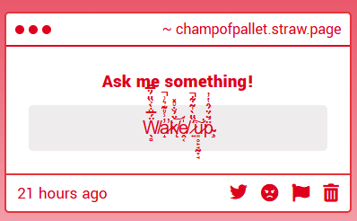 CHAMPOFPALLET's tweet photo. But... I'm just about to head to bed?! https://t.co/gNFEzo3OxM