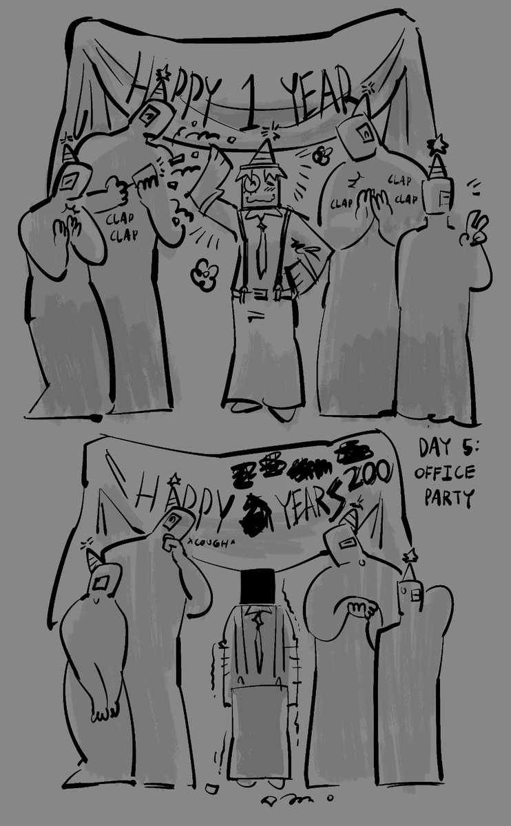 CrispyStrudels's tweet photo. All my own submissions so far!!! Days 1-5! I’ll try to remember to post in batches ^_^ 🎵 #honchotober https://t.co/wqktRHLdhr