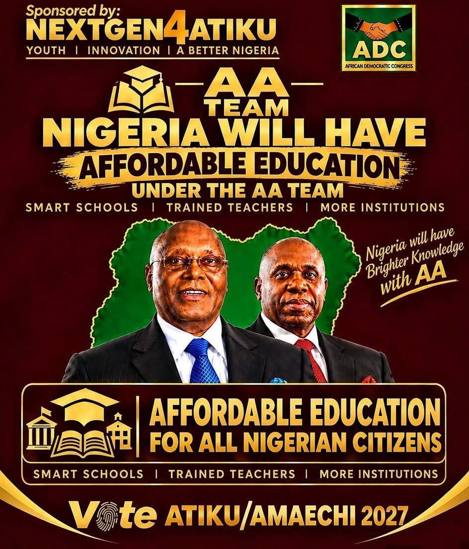 ComrFeranmi's tweet photo. Education is not a privilege but a right for every Nigerian citizens. Atiku/Amaechi are here for a better education and affordable educational system ✍️🤝
@OladimejiFabiyi @emmaikumeh @DokunOjomo @muhammedaff @dayormoses1 @muideenjr99 @Rasheethe https://t.co/36nwifscxi
