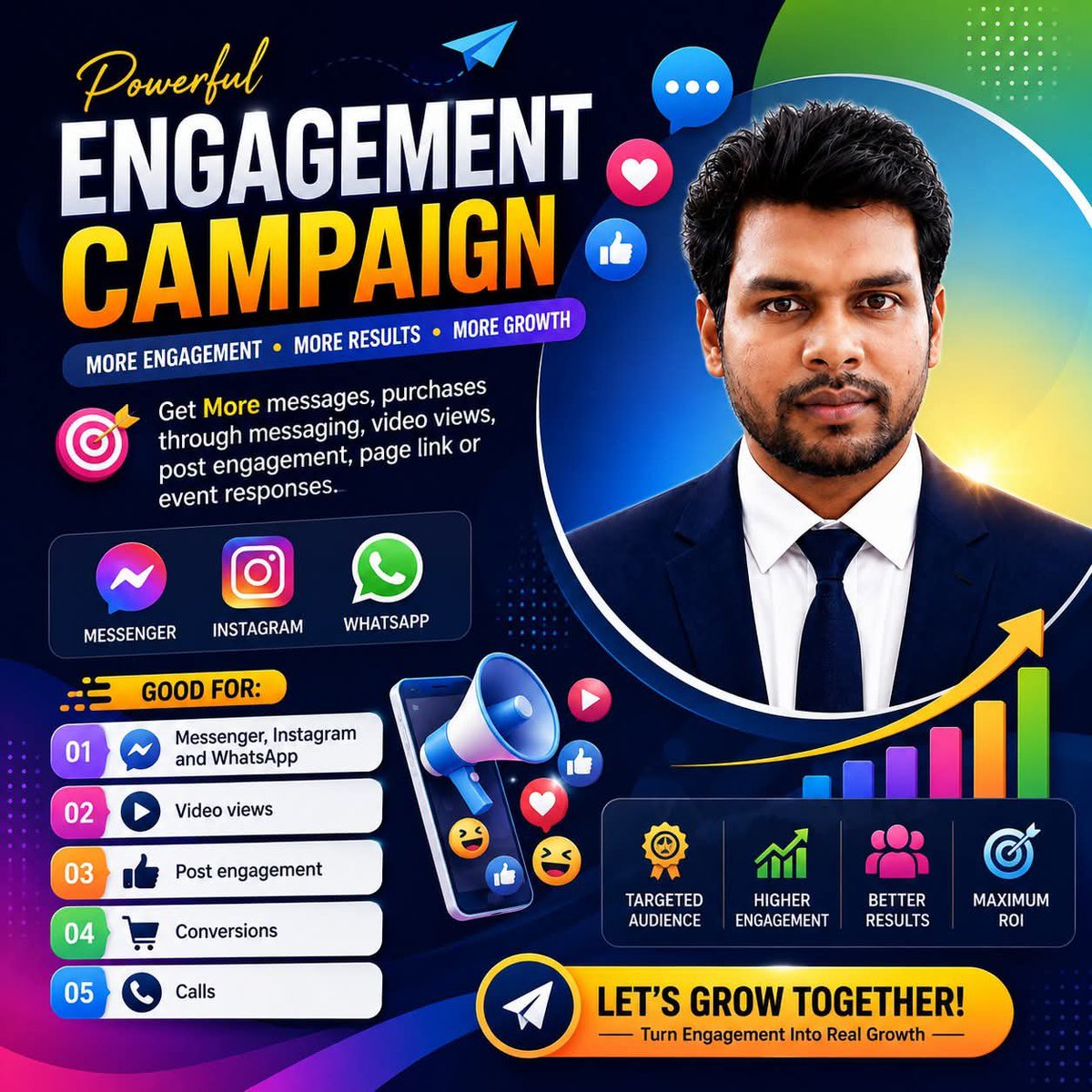 Akashbiswas2024's tweet photo. #EngagementCampaign #MetaAds #FacebookAds #DigitalMarketing #SocialMediaMarketing #FacebookMarketing #InstagramMarketing #WhatsAppMarketing #OnlineMarketing #BusinessGrowth #BrandAwareness #CustomerEngagement #LeadGeneration #Conversions #FacebookAdvertising #InstagramAds https://t.co/jky1Ala66t