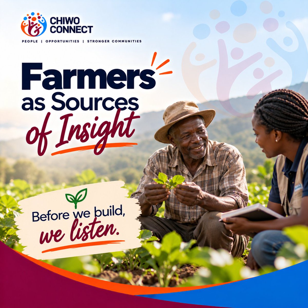 chiwoconnect's tweet photo. What can we learn from what farmers are already doing well? Meaningful agricultural development starts by recognizing that the people closest to the problem may already hold part of the solution!

#chiwoconnect #beforewebuildwelisten #CommunityDevelopment #agriculture #farmers https://t.co/OKrIOapqlX