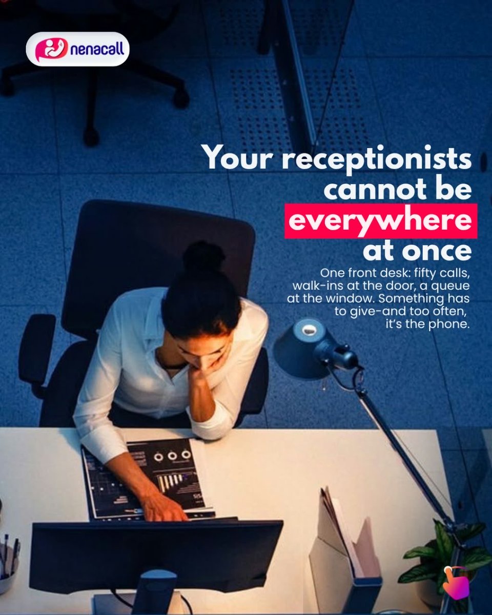 nenasasa_ke's tweet photo. Losing patients because they canโt reach you? Poor communication shouldnโt be the reason.
NenaCall keeps healthcare conversations connected, even after hours.
#NenaCall #HealthTech #PatientExperience #GetCustomerFeedbackSoftware https://t.co/EgZ238foKF