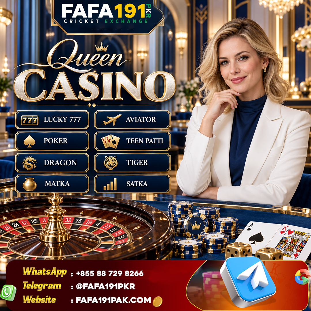 fafa191pkr012's tweet photo. ๐ QUEEN CASINO โ LIVE GAMING
๐ฐ Explore a variety of casino-style games in one place.
โ ๏ธ Poker โข Teen Patti โข Lucky 777 โข Aviator
๐ Dragon โข Tiger โข Matka โข Satka
#QueenCasino #LiveGaming #CasinoGames #OnlineGaming #Poker #TeenPatti #Aviator #Lucky777 #PlayResponsibly https://t.co/KbLDRQmAbK