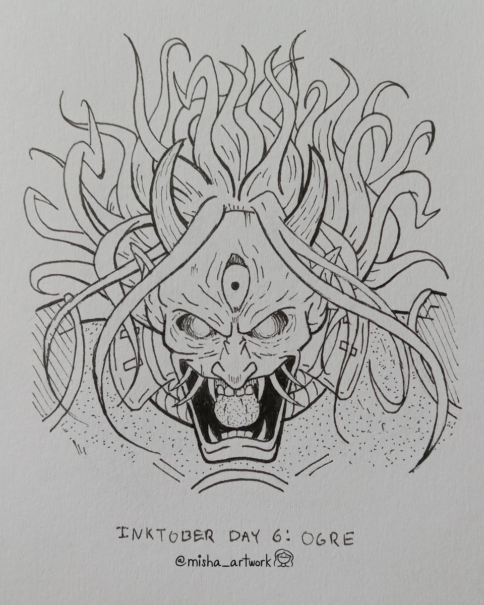 Misha_Artwork's tweet photo. #inktober #inktober2026 #inktober2026ogre https://t.co/hRLDylUAWH