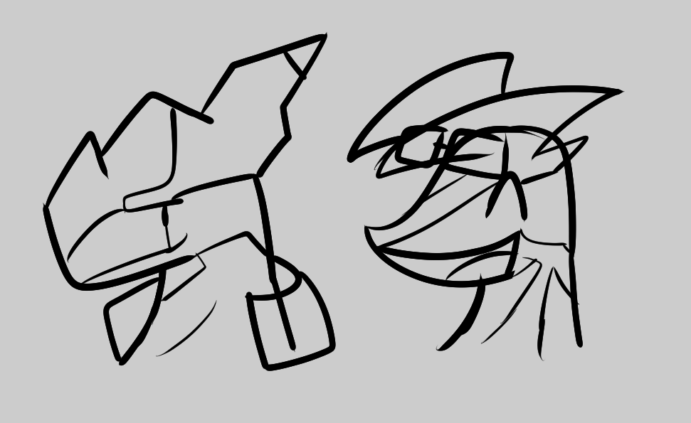 abysmalrambling's tweet photo. trying to think of something i could post and i dug up these two doodles i think ive never posted before . https://t.co/lvD4Wb1UXX