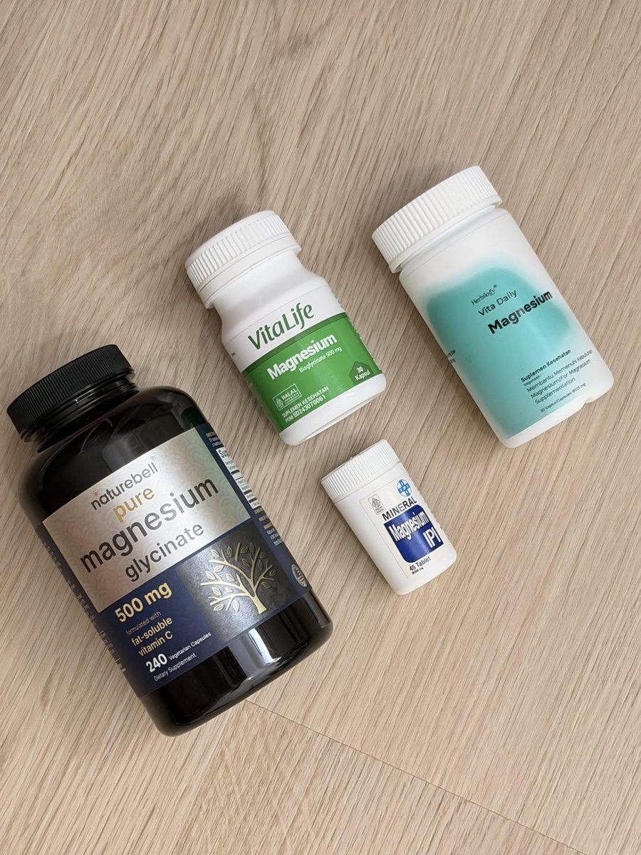 toyourocean's tweet photo. 6 bulan rutin konsumsi magnesium, udah nyobain beberapa brand~ akhirnya nemu yang beneran WORKS dan WORTH dari segi harga sampai kandungan di dalamnya🙌🏼✨ https://t.co/k4Mx0ahYjY