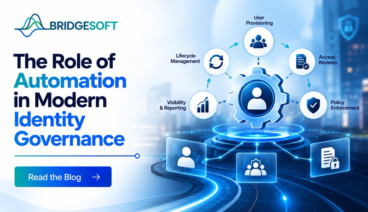 bridgesoft_com's tweet photo. π Read more: https://t.co/KKJCbNiTi1
#Bridgesoft #IGA #IAM #IdentitySecurity #CyberSecurity #Automation https://t.co/K0m4RJA4LL